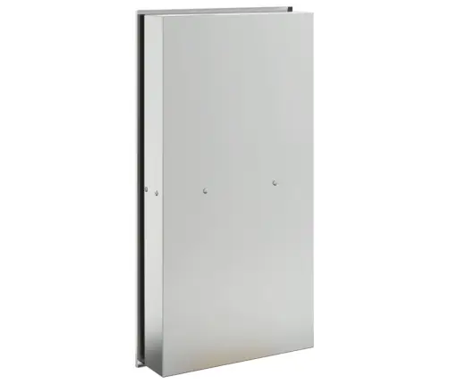 Duširiiul, Harjatud Hõbedane 32X62X9 Cm Roostevaba Teras