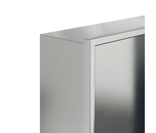 Duširiiul, Harjatud Hõbedane 32X62X9 Cm Roostevaba Teras