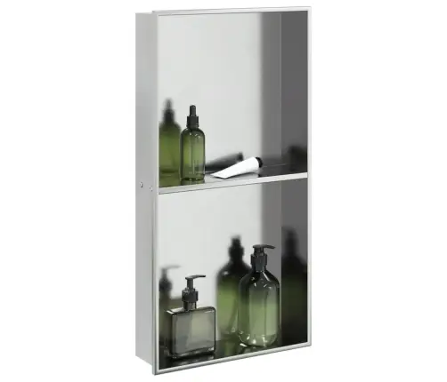 Duširiiul, Harjatud Hõbedane 32X62X9 Cm Roostevaba Teras