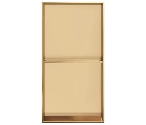 Nišinė Dušo Lentyna, Auksinė, 32X62X9cm Nerūdijantis Plienas