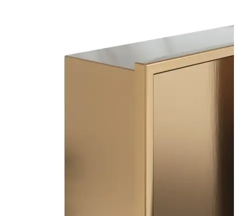 Nišinė Dušo Lentyna, Auksinė, 32X62X9cm Nerūdijantis Plienas