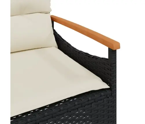4-Daļīgs Dārza Dīvāna Komplekts Ar Matračiem, Pe Rotangpalma Vidaxl