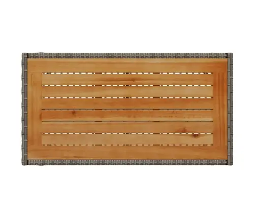 4-Daļīgs Dārza Dīvāna Komplekts Ar Matračiem, Pelēks Pe Pinums Vidaxl