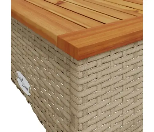 Sofos Komplektas Su Pagalvėlėmis, 3 Dalių, Smėlio, Poliratanas