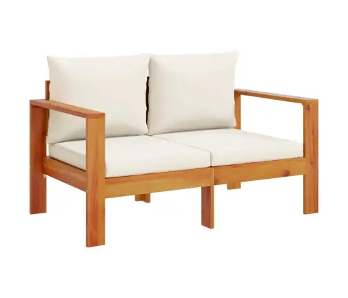 Trīsdaļīgs Dārza Dīvānu Komplekts, Spilveni, Akācijas Masīvkoks Vidaxl