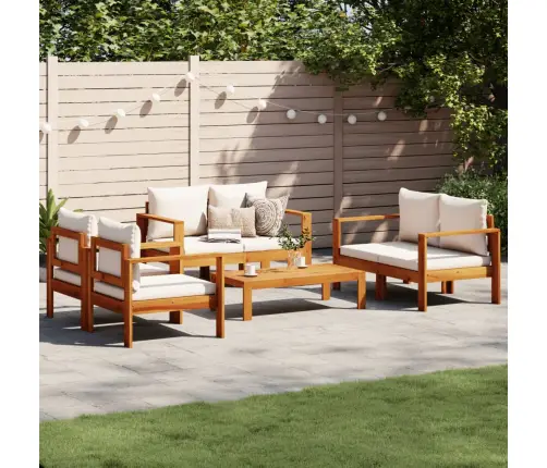 Sodo Komplektas Su Pagalvėlėmis, 5 Dalių, Akacijos Masyvas