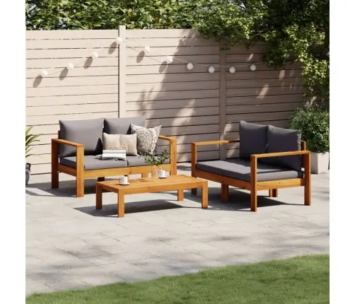 3-Osaline Aiadiivanikomplekt Patjadega, Akaatsiapuit