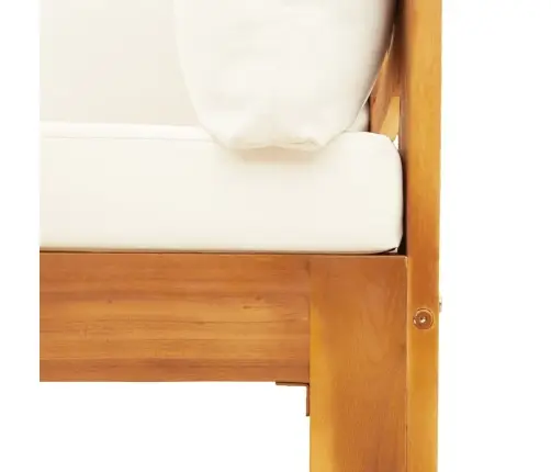 5-Daļīgs Dārza Atpūtas Mēbeļu Komplekts Ar Matračiem, Akācija Vidaxl