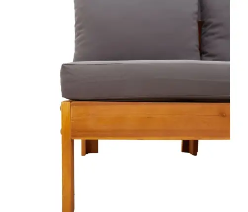 6-Daļīgs Dārza Atpūtas Mēbeļu Komplekts Ar Matračiem, Akācija Vidaxl