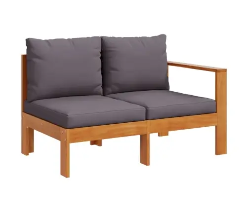 6-Osaline Aiamööbli Komplekt Patjadega, Akaatsiapuit