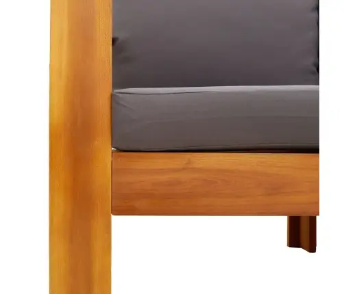 Sodo Sofos Komplektas Su Pagalvėmis, 10 Dalių, Akacijos Masyvas