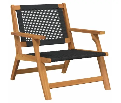 Āra Krēslu Un Galda Komplekts - 3 Gabali Melnā Akācijas Kokā Vidaxl