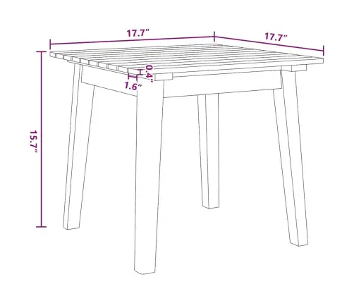 Sodo Kėdės Su Stalu 3 Pcs Pilka 45 X 45 X 40 Cm