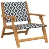 Sodo Kėdės Su Stalu 3 Pcs Juoda 45 X 45 X 40 Cm