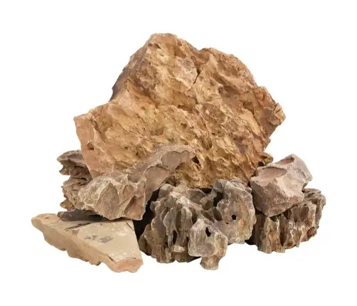 Drakono Akmenys, Rudos Spalvos, 25Kg, 5–30Cm