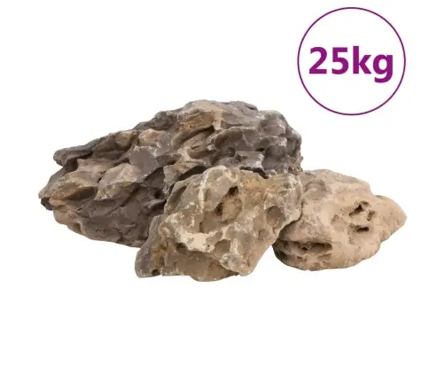 Drakono Akmenys, Pilkos Spalvos, 25Kg, 10–40Cm