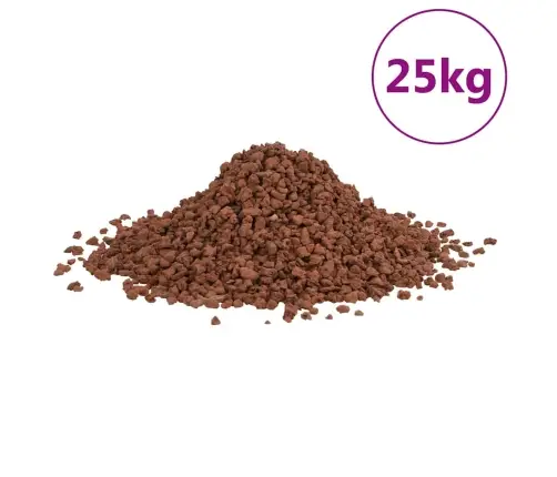 Vulkaninės Uolienos, Raudonos Spalvos, 25Kg, 5–8Mm