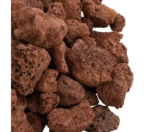 Vulkaninės Uolienos, Raudonos Spalvos, 10 Kg, 1–2Cm