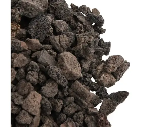 Vulkāniskie Ieži, 10 Kg, Melni, 1-2 Cm Vidaxl