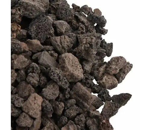 Vulkāniskie Ieži, 25 Kg, Melni, 1-2 Cm Vidaxl