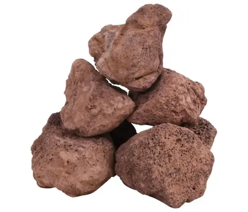 Vulkaninės Uolienos, Raudonos Spalvos, 10 Kg, 10-30 Cm