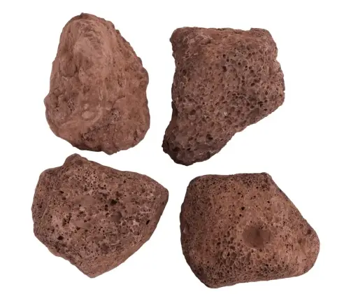 Vulkaninės Uolienos, Raudonos Spalvos, 10 Kg, 10-30 Cm