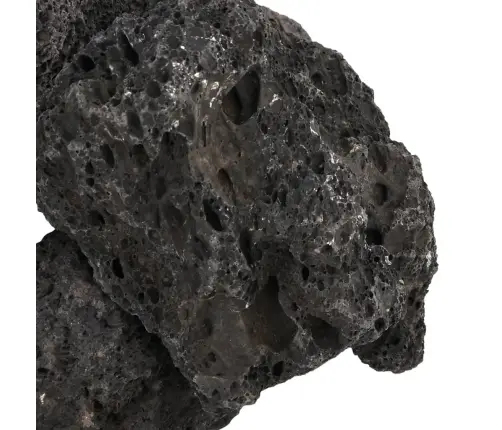 Vulkāniskie Ieži, 10 Kg, Melni, 10-30 Cm Vidaxl