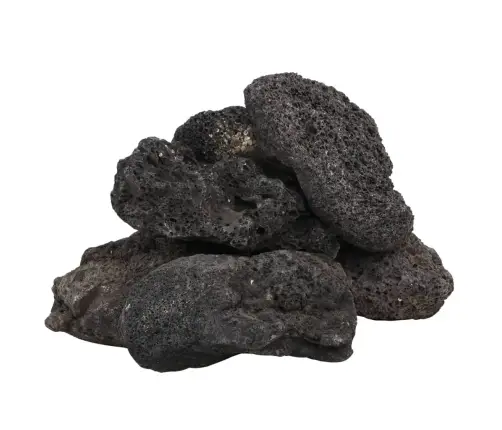 Vulkāniskie Ieži, 25 Kg, Melni, 10-30 Cm Vidaxl