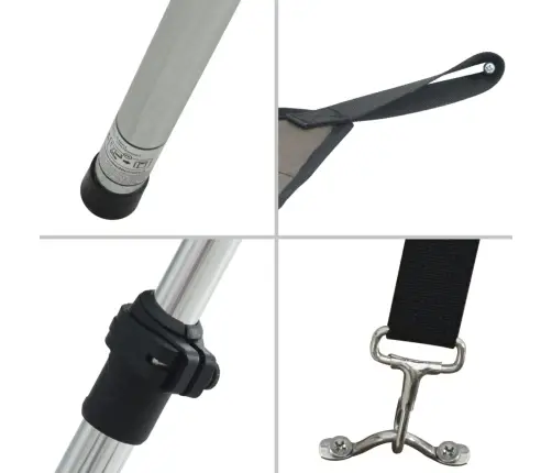 T Tipo Uždangos Prailginimas, Antracito, 170X170X(113-182,5)Cm