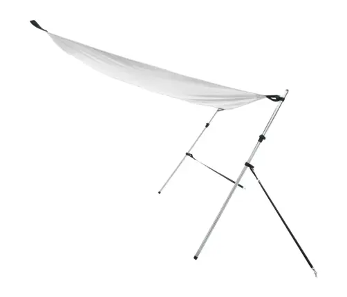 Laivas Nojume, T-Veida, Balta, 174X205X(115-194) Cm Vidaxl