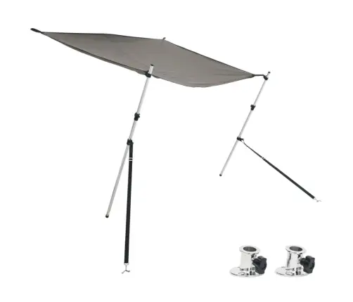 T Tipo Uždangos Prailginimas, Antracito, 174X205X(115-194)Cm