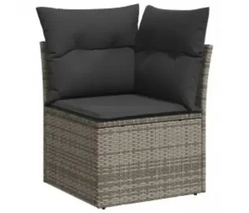 8-Osaline Aiadiivani Komplekt Patjadega, Hall, Polürotang