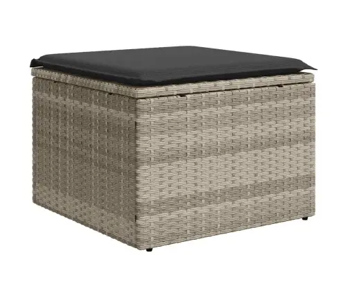 Sofos Komplektas Su Pagalvėlėmis, 4 Dalių, Pilkas, Poliratanas