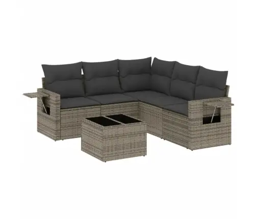 6-Osaline Aiadiivani Komplekt Patjadega, Hall, Polürotang