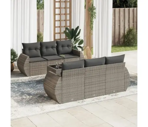 7-Osaline Aiadiivani Komplekt Patjadega, Hall, Polürotang