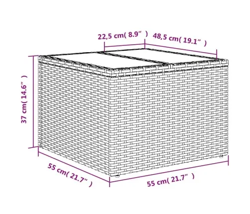 8-Osaline Aiadiivani Komplekt Patjadega, Helehall, Polürotang