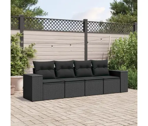 4-Daļīgs Dārza Dīvāna Komplekts Ar Matračiem, Pe Rotangpalma Vidaxl 4-Daļīgs Dārza Dīvāna Komplekts Ar Matračiem, Pe Rotangpalma Vidaxl