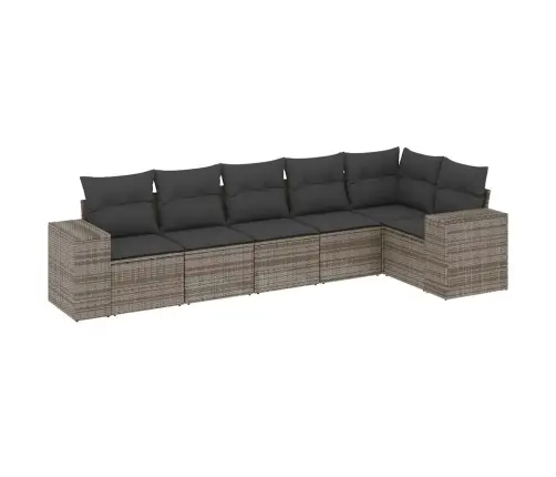 6-Osaline Aiadiivani Komplekt Patjadega, Hall, Polürotang