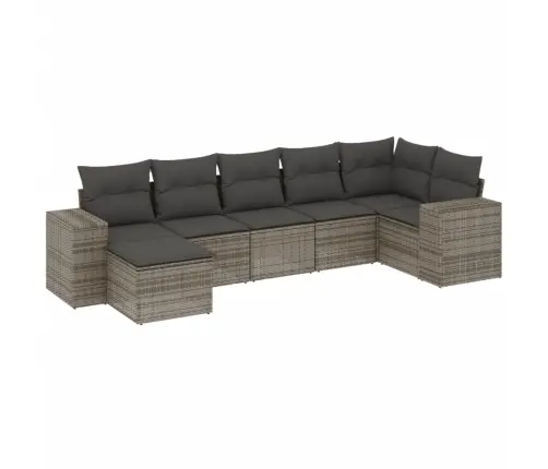 7-Osaline Aiadiivani Komplekt Patjadega, Hall, Polürotang