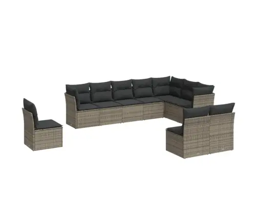 10-Osaline Aiadiivani Komplekt Patjadega, Hall, Polürotang