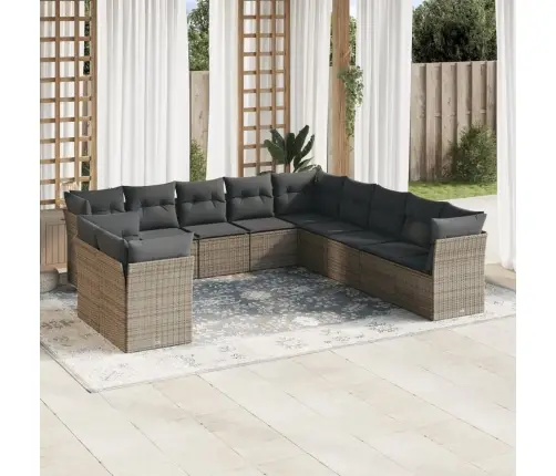 11-Osaline Aiadiivani Komplekt Patjadega, Hall, Polürotang