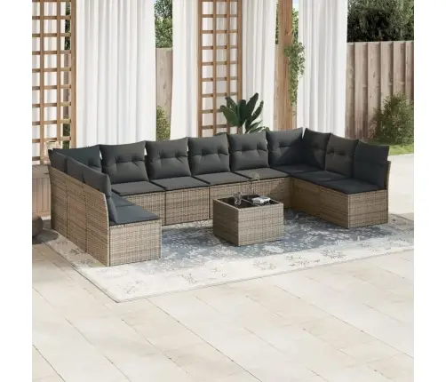 11-Osaline Aiadiivani Komplekt Patjadega, Hall, Polürotang