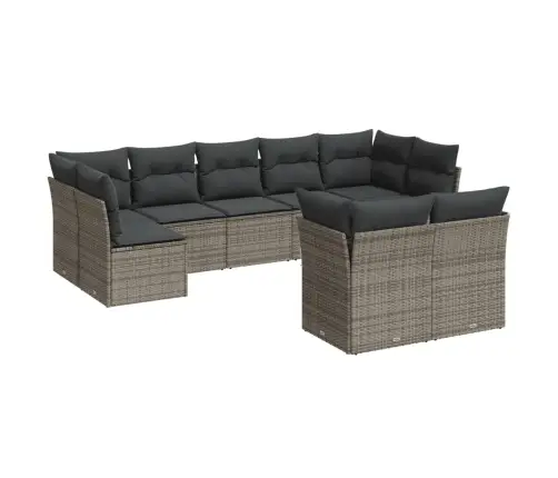 9-Osaline Aiadiivani Komplekt Patjadega, Hall, Polürotang