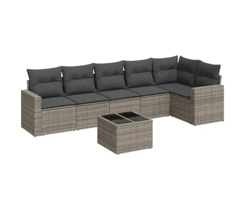 7-Osaline Aiadiivani Komplekt Patjadega, Hall, Polürotang