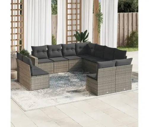 11-Osaline Aiadiivani Komplekt Patjadega, Hall, Polürotang