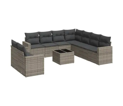 10-Osaline Aiadiivani Komplekt Patjadega, Hall, Polürotang