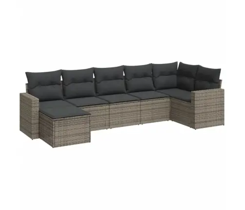 7-Osaline Aiadiivani Komplekt Patjadega, Hall, Polürotang