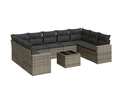 10-Osaline Aiadiivani Komplekt Patjadega, Hall, Polürotang