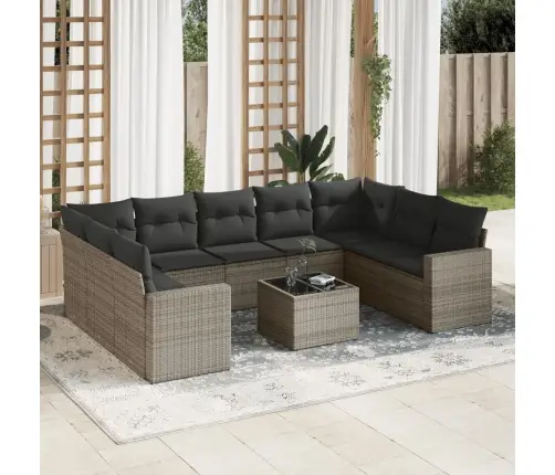 10-Osaline Aiadiivani Komplekt Patjadega, Hall, Polürotang