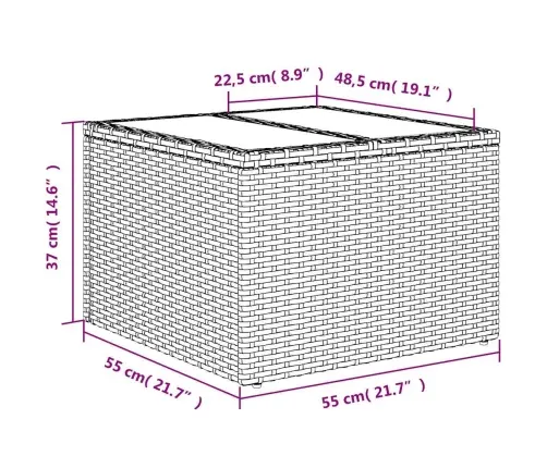 11-Daļīgs Dārza Dīvāna Komplekts, Matrači, Brūna Pe Rotangpalma Vidaxl